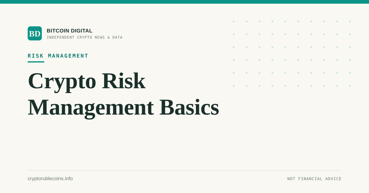 Crypto Risk Management Basics