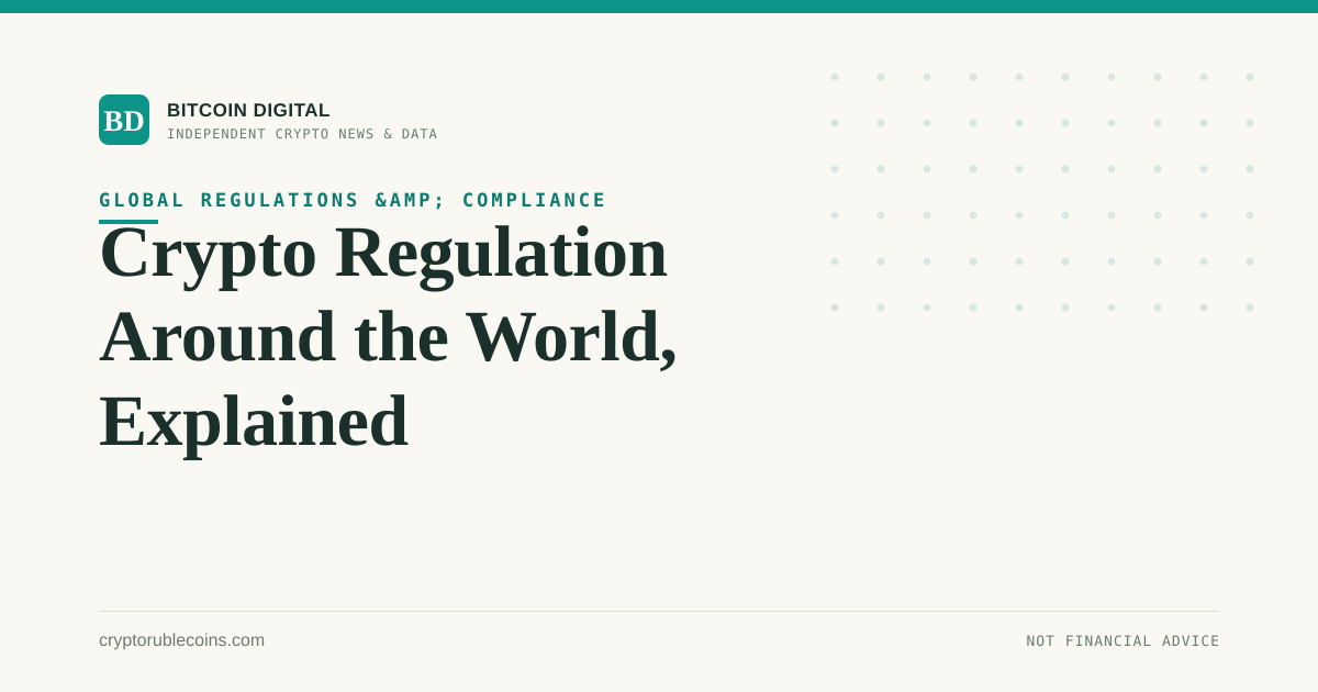Crypto Regulation Around the World, Explained