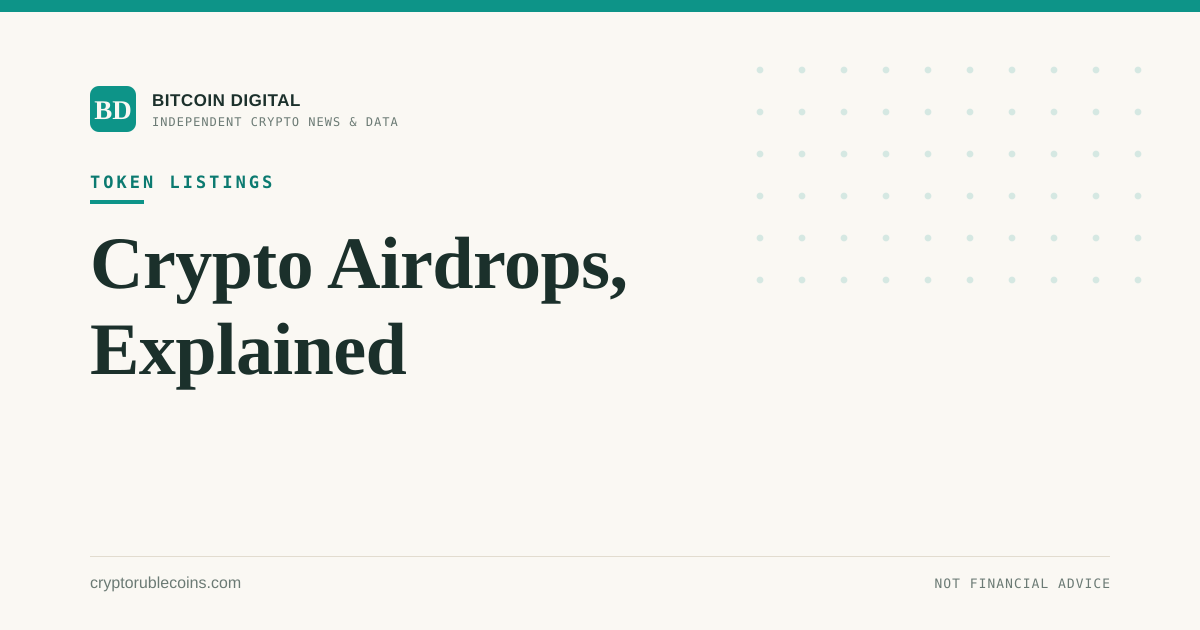 Crypto Airdrops, Explained