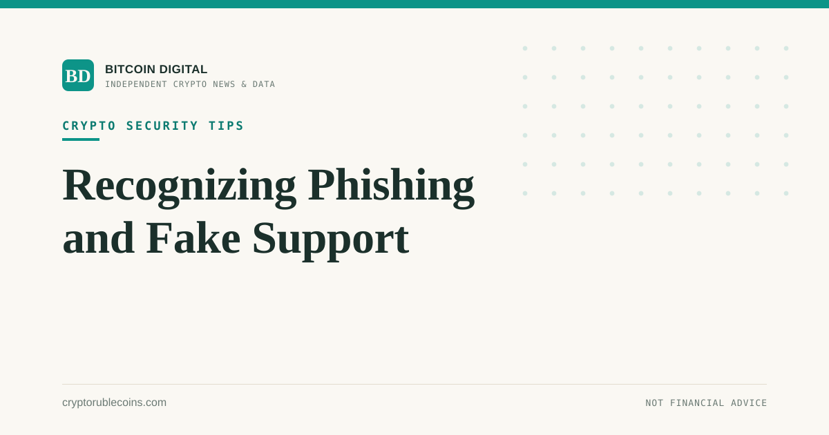 Recognizing Phishing and Fake Support