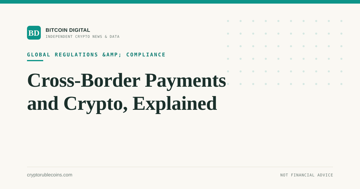 Cross-Border Payments and Crypto, Explained
